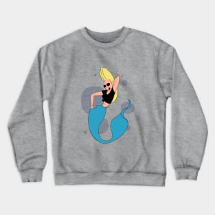 Johnny Bravo Mermaid genderbended Crewneck Sweatshirt